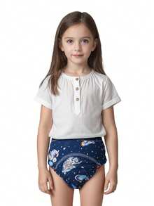 6pcs/Set Adorable Animal Printed Reusable & Washable Potty Training Pants, All-Season Knitted Material, Ideal Gift