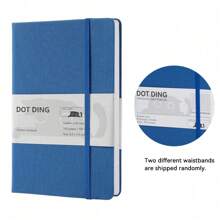 1 Pc A5 Notebook Agenda Planner Dotted Inner 80 Sheets 100 GSM Cloth Cover Ivory White Paper Hand Account Journal School Stationery Supplies Back To School