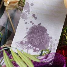 1 件不锈钢压花印章，巴洛克风格 26 个字母 A-Z 首字母系列，带花卉图案，手持式图书馆印章，首字母压花印章，婚礼压花印章，纸质压花印章，适用于书籍、信封、婚礼请柬和图书馆材料学校用品，返校