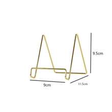 2 piezas Soporte de metal para teléfono/tableta/libro/menú/álbum