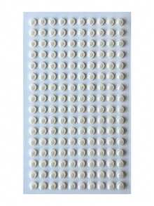 Assorted Sizes White Pearl Stickers, 3D Decoration Stickers, Makeup Rhinestone Stickers, Rhinestones Crystal Craft Stickers, Party Makeup Supplies, Can Be Used To Decorate Hair, Body, Nails, Phone Cases, DIY Pendants School Supplies, Back To School - Multicolor - View 15
