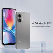 ZTE 中兴，智能手机，Blade A35e 银灰色，解锁，Android 14，（2GB RAM+4GB Fusion）+ 64GB ROM，5000mAh 电池，双 SlM 4G，4G LTE，全球版本 - 銀灰 - 查看 3