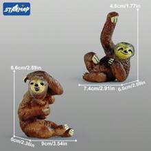 North American Forest Animal Figurines Educational Toy Cake Toppers,Realistic Jungle Animal Set, Christmas Birthday Gift For Kids Toddlers, Includes Elephant,Camel,Giraffe,Tiger Lion,Panda,Bear,Deer,Hippo,Rhino,Raccoon,Lynx,Wolf,Eagle,Beaver, Rabbit,Beaver,Bald Eagle, And More