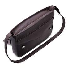 Men's Crossbody Briefcase Shoulder Bag With 15.6" Laptop - Rust Brown - View 5