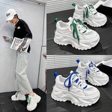Women Chunky Shoes - màu xanh lá - Xem 2