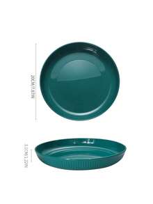 1/4/8 件塑料餐盘/沙拉盘，适用于露营、厨房、洗碗机和微波炉