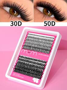 延长睫毛，30D 50D 睫毛簇，D 卷曲单根睫毛，仿貂毛睫毛，10-18 毫米混合睫毛