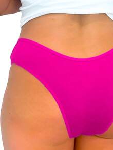 Set Of 5 Basic Comfort Cotton Panties, Assorted Colors, Premium Quality - Multicolor - View 5