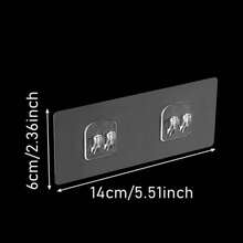 5 piezas Ganchos adhesivos de alta resistencia, organizadores de colgadores pegajosos y extraíbles sin necesidad de taladrar, para baño, fregadero de cocina, pared