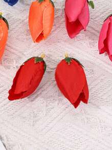 Diadema con flores de tulipán miniatura falsas, adecuada para bodas, fiestas, cumpleaños, bailes de graduación y uso diario