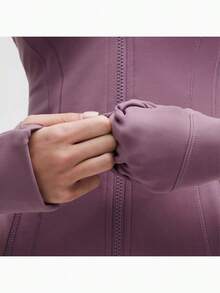 Define Jacket Nulu Women's Lightweight, Full Zip Running Track Jacket-For Yoga Gym Running-Sweat-Wicking-Yoga-All Seasons Sport-Spring/Summer-Autumn/Winter-Back To School - 薰衣草力士 - 查看 5