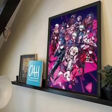 1 tấm áp phích nghệ thuật treo tường Khung tùy chọn Pop 1 tấm áp phích loạt trò chơi hoạt hình cổ điển Giấy in tại nhà Phòng khách Phòng ngủ Lối vào Quán bar Nhà hàng Quán cà phê Tranh nghệ thuật - Nhiều màu - Xem 22