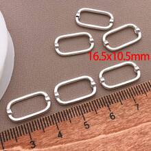 2/4/6件18K镀金珠框双孔框隔珠长方形空心隔珠适用于串珠DIY耳环手链项链珠宝工艺品制作 - 彩色 - 查看 11