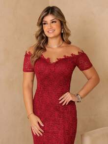 Women Prom & Evening Dresses - Redwood - View 4