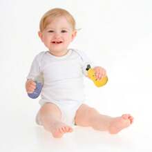 Baby's Anti-Scare Jumping Hand Holding Doll Suitable For Baby's Hand Holding Doll Cute Cartoon Animal Shape Perfect Birthday Gift