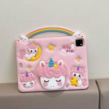 1pc Retractable Stand Unicorn Case, Compatible With IPad 7/8/9, IPad Air 5/4/3 9th Gen 10.2, IPad Pro 11, IPad Mini 5, A7/A8/A9 PLUS (No Lanyard)