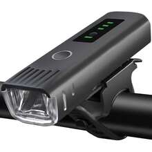 高亮度USB充电自行车灯套装，包含前后灯，4种照明模式，防水设计，适合夜间骑行和山地/公路自行车骑行。 - 彩色 - 查看 8