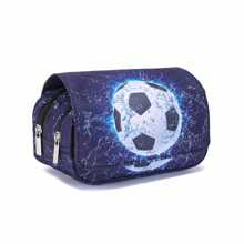 Pencil Case For Boys And Girls, Double-Sided Pattern Pencil Case, Large Storage Wallet Card Case,Compartment Pencil Case For School Students , Back To School Gifts