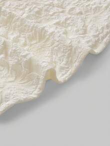 Floreya Summer Wedding Elegant Solid Color High-End Chic Waist-Defining Slim-Fit Spaghetti Strap Midi Dress, Apricot - Cream - View 7