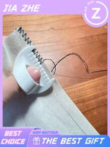 1pc/2pcs Easy Stitching Tool - Durable Plastic Edge Sewing Lockranding Tool For Beginners & Seniors, 4mm & 3mm Spacing, Perfect For DIY Hand Sewing Projects, Sewing Accessory | Ergonomic Design | Smooth Surface