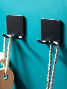 3 szt. wielofunkcyjne ręczne haczyki na maszynki do golenia, mocny klej bez wiertarki, stojaki na organizery do maszynek do golenia z powrotem do szkoły