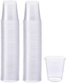 Comfy Package Plastic Cups [3 Oz - Count] – Small Disposable Drinking Cups, Mouthwash, Bathroom, Tasting & More –,-, Durable Polypropylene - 3 oz. - Trong suốt - Xem 1