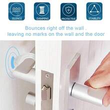 2/6/10 件透明 PVC 缓冲垫，适用于门把手、静音门挡、门把手盖、缓冲垫 - 無色 - 查看 4