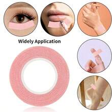 6片/3片/1片装专业睫毛嫁接胶带，采用无纺布制成，多功能自粘胶带，适用于女性睫毛嫁接 - 彩色 - 查看 6