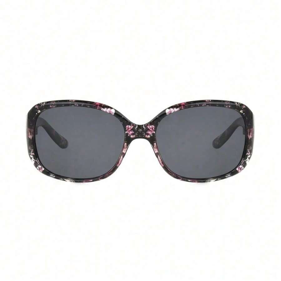 Sunsentials By Foster Grant Women's Oval Sunglasses, Floral - 1 - View 1
