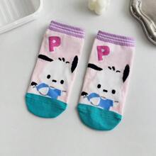 Sanrio 1/5 pares de calcetines cortos de estilo japonés y dibujos animados de Sanrio, apropiados para primavera y verano
