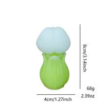 1 件郁金香花形香薰蜡烛，家居装饰小雕像，适合家庭、餐厅、生日、派对、浴室 - 彩色 - 查看 5