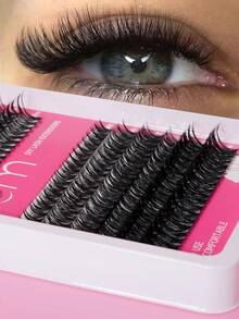 延长睫毛，30D 50D 睫毛簇，D 卷曲单根睫毛，仿貂毛睫毛，10-18 毫米混合睫毛