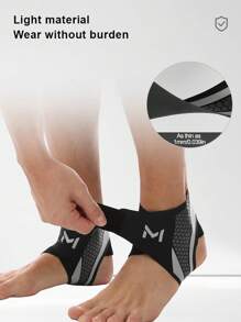 1pc Sports Ankle Support Brace, Breathable Compression Elastic Ankle Guard For Basketball, Football Anklet Gym Accessories