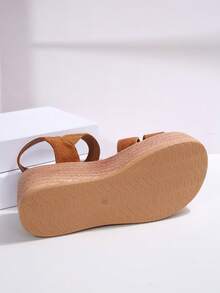 2025 Spring/Summer New Women Platform Wedge Sandals, Waterproof Woven Design High Heel Beach/Holiday Dress Sandal Slippers