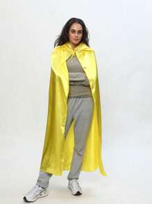 Mantello da adulto per Ognissanti, mantello della morte in tessuto colorato, mantello di demone mago, veste da mago medievale, mantello del Grim Reaper, accessorio da bar e discoteca, costume da festival