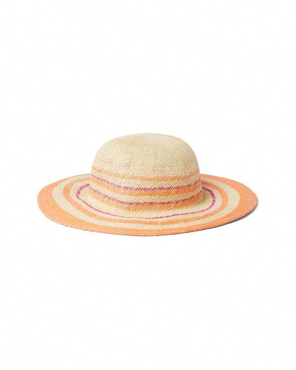 Janie And Jack Stripe Straw Swim Hat