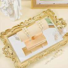 20 颗迷你念珠洗礼念珠手指洗礼念珠仿珍珠 10 颗珠链配 10 颗欧根纱袋用于洗礼婚礼派对礼品洗礼礼物圣餐礼物 - 彩色 - 查看 9