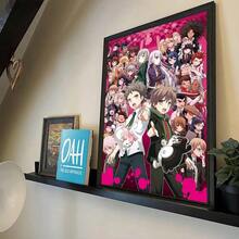 1 tấm áp phích nghệ thuật treo tường Khung tùy chọn Pop 1 tấm áp phích loạt trò chơi hoạt hình cổ điển Giấy in tại nhà Phòng khách Phòng ngủ Lối vào Quán bar Nhà hàng Quán cà phê Tranh nghệ thuật - Nhiều màu - Xem 26