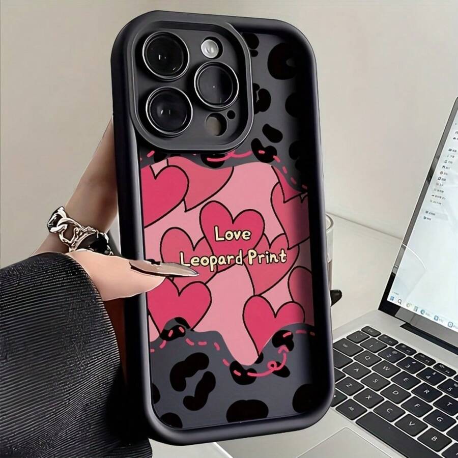 For IPhone16ProMax/16Plus/16Pro/16, IPhone15/14/13/12/11? New Italian Case Solution Silicon TPU Hand Protection, Precision Hole Protection, Shock-Proof And Drop-Proof One-Piece Silicon Hand Protection Cover - Black - View 1