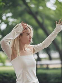 2 chiếc khăn choàng tay làm mát tiên tiến bảo vệ khỏi ánh nắng mặt trời thoải mái và thoáng khí cho nam nữ - Nhiều màu - Xem 9