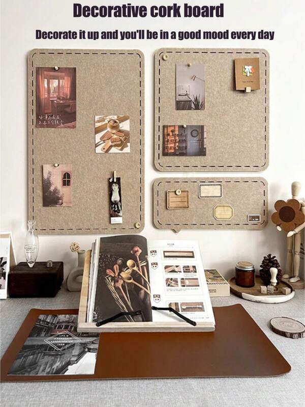 1 placa organizadora de parede, painel decorativo facilmente combinável para quadro de mensagens, adequado para o retorno às aulas, decoração para festa de formatura