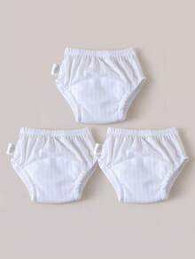 3/4 pezzi Pannolini di addestramento per neonati, pantaloncini di addestramento estivi lavabili e leggeri per bambini e bambine, pannolini di stoffa riutilizzabili, biancheria intima per pannolini morbida e traspirante, adatta per l'addestramento alla toilette, attività all'aperto, articoli essenziali per neonati