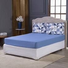 3 Piece Percale 100% Cotton Bed Sheet Set - CL07 - View 1