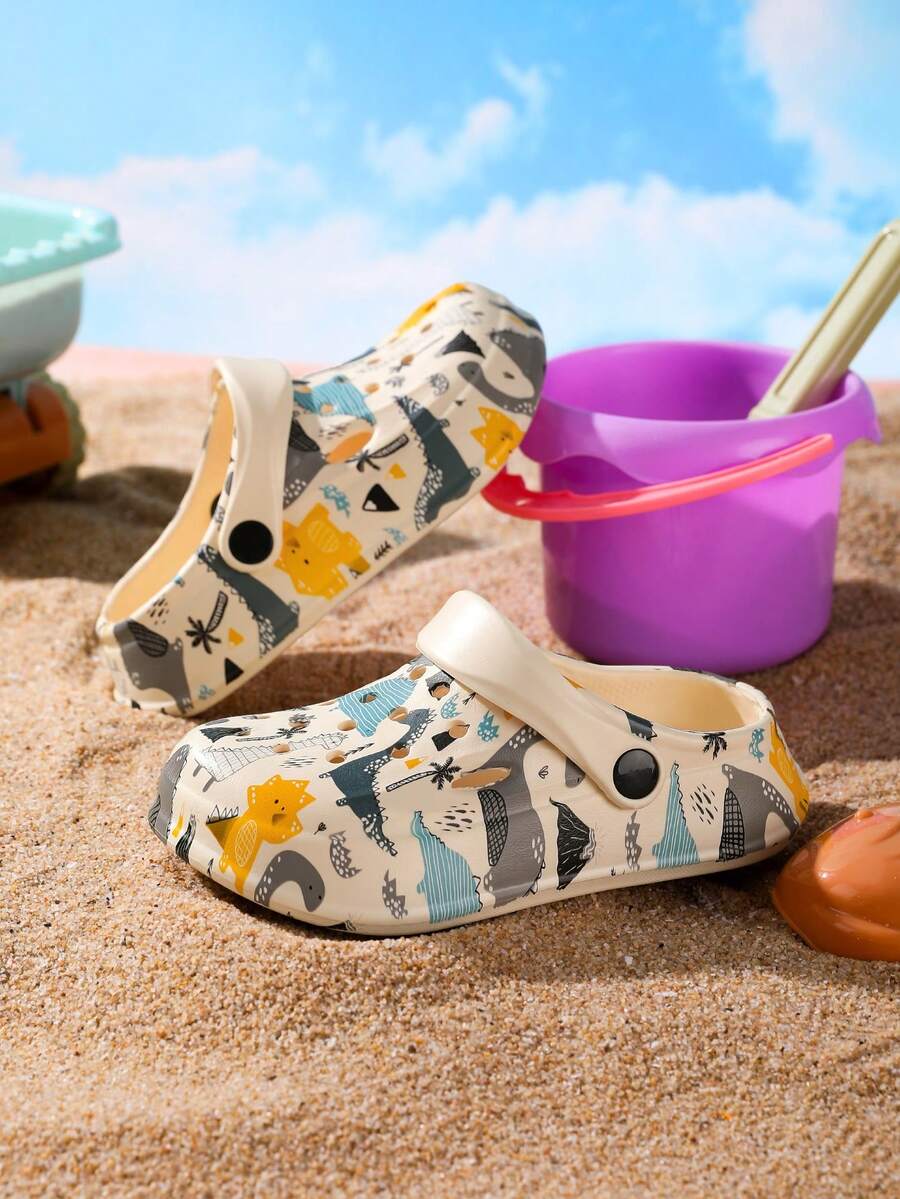 Summer Cartoon EVA Lightweight Anti-Collision Breathable Sandals For Kids - White - View 1