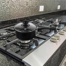 [19pcs Heavy-Duty Non-Stick Cookware Set] 19pcs Non-Stick Cookware Set With Glass Lids | Durable Easy To Clean Kitchen Cookware For Home Cooking | Includes Frying Pan, Saucepans, Pots | Multiple Options (1pc 24Cm/26Cm/28Cm Pan) - Negro - Ver 10