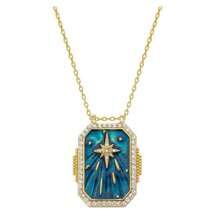 1 Stück Tarot Karten Halskette mit Anhänger, Sonne, Mond, 8-zackiger Stern, Herz, Planet, Wüsten-Stil Choker für Frauen