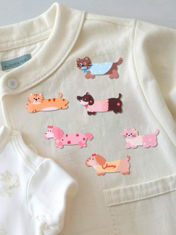 1 pièce Nouvel accessoire mignon, léger, créatif en acrylique avec motif dessin animé saucisse. Broche en acrylique de chiot personnalisée, badge, décoration de sac à dos. Jolie broche