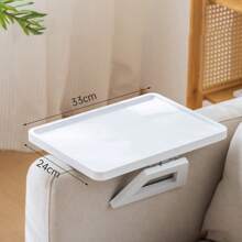 1 Set Armrest Table Clamp On Tray, Fits Wide Sofa, Sofa Arm Tray Table, Portable Table, TV Table And Small Side Table