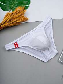 6pcs Men's Underwear, Men's Briefs, Simple Solid Color Random Fashion Men's Basic Triangle Briefs, Quick Dry, Soft, Skin-Friendly