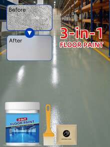 三合一环氧地坪漆，适用于水泥地面和车库，水性、高固、耐磨